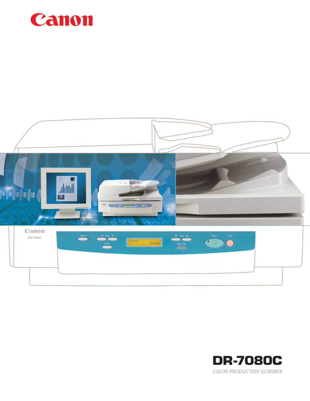 Canon DR-7080C manual Color Production Scanner 