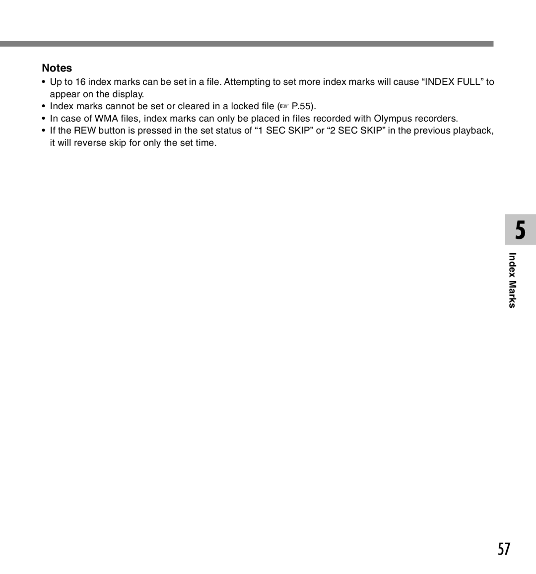 Canon DS-2 manual Index Marks 