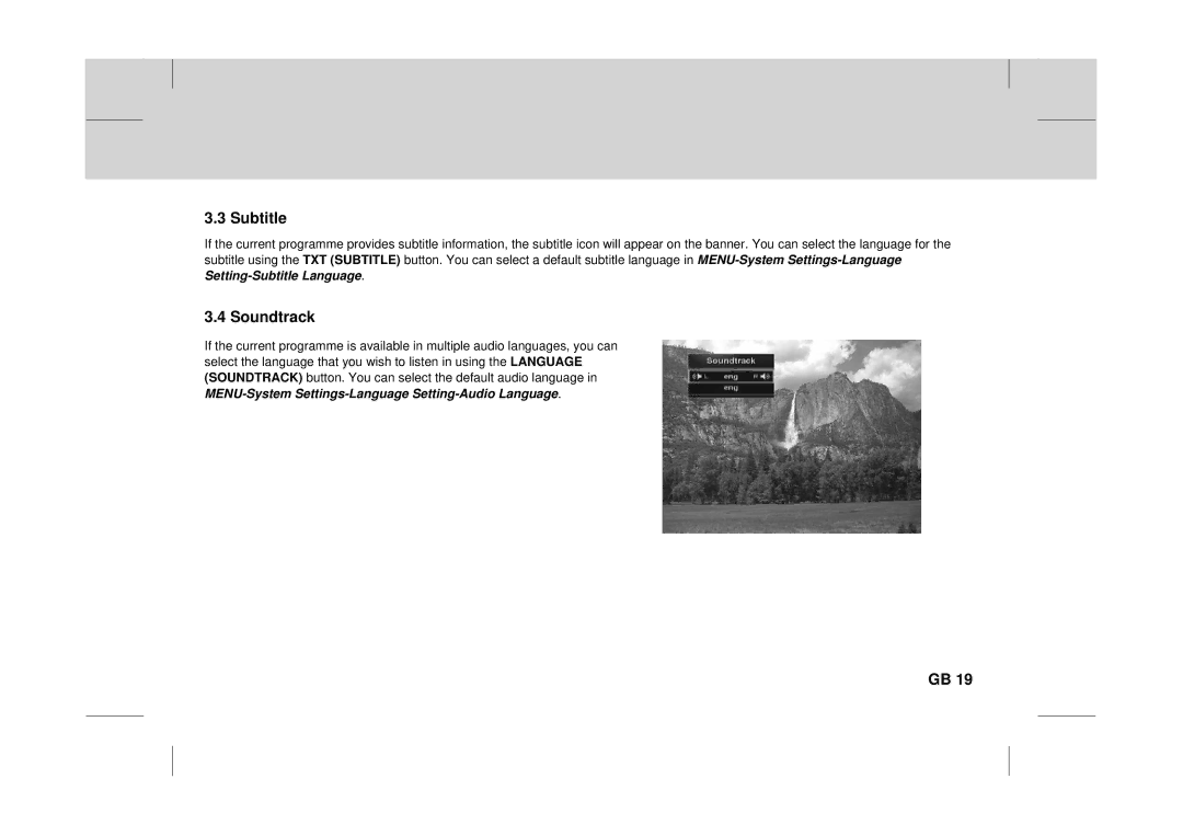 Canon DT 9500 CI user manual Subtitle, Soundtrack 