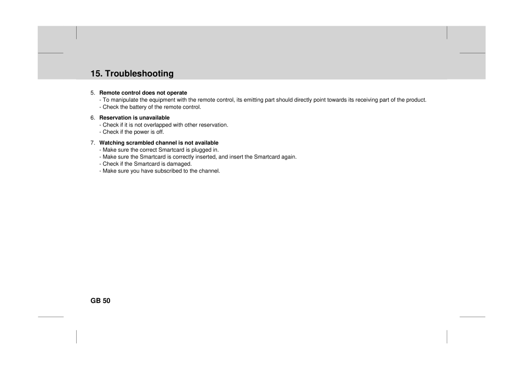 Canon DT 9500 CI user manual Reservation is unavailable 