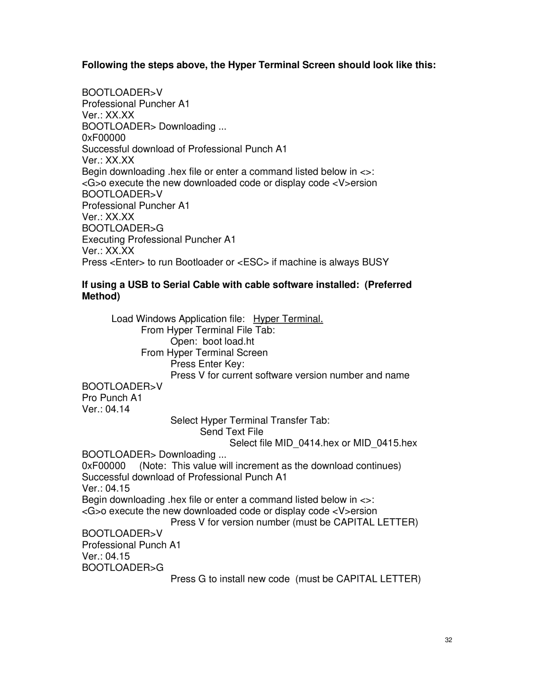 Canon DU7-1175-000 service manual Bootloaderg 