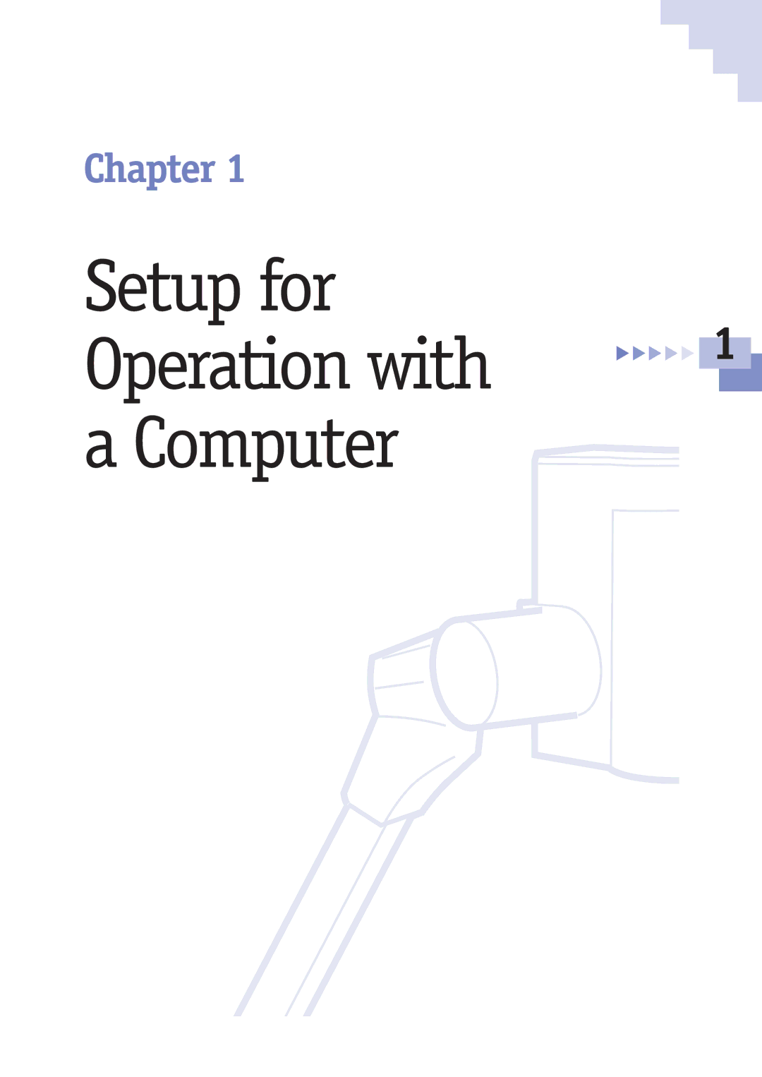 Canon DZ3600u manual Setup for Operation with a Computer 