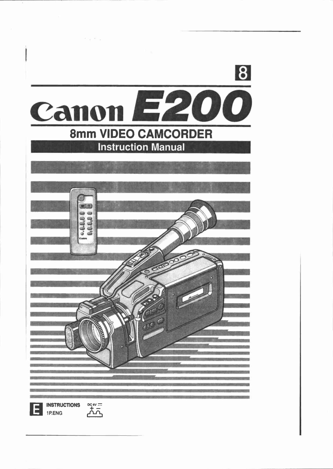 Canon E 200 manual 