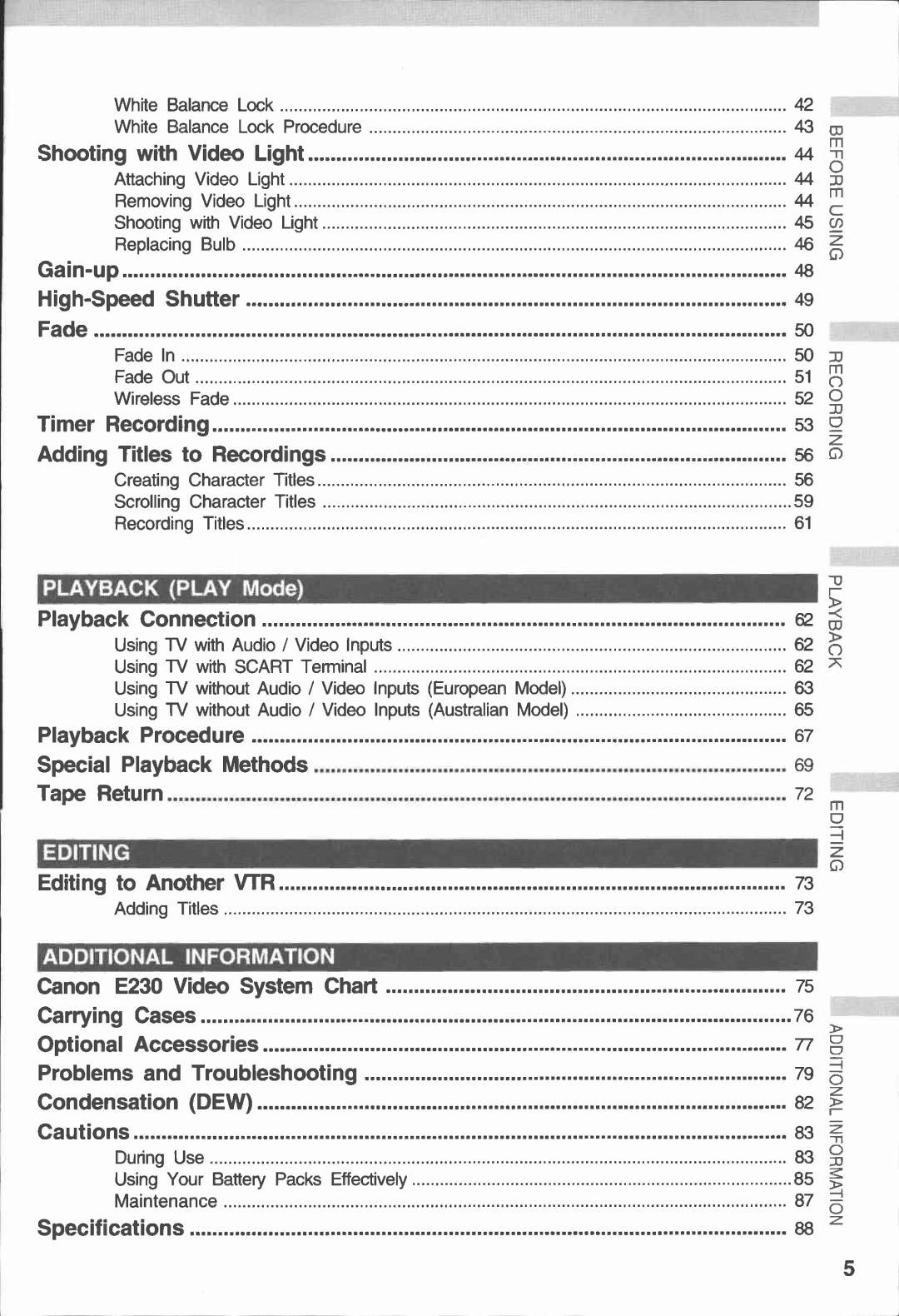 Canon E 230 manual 