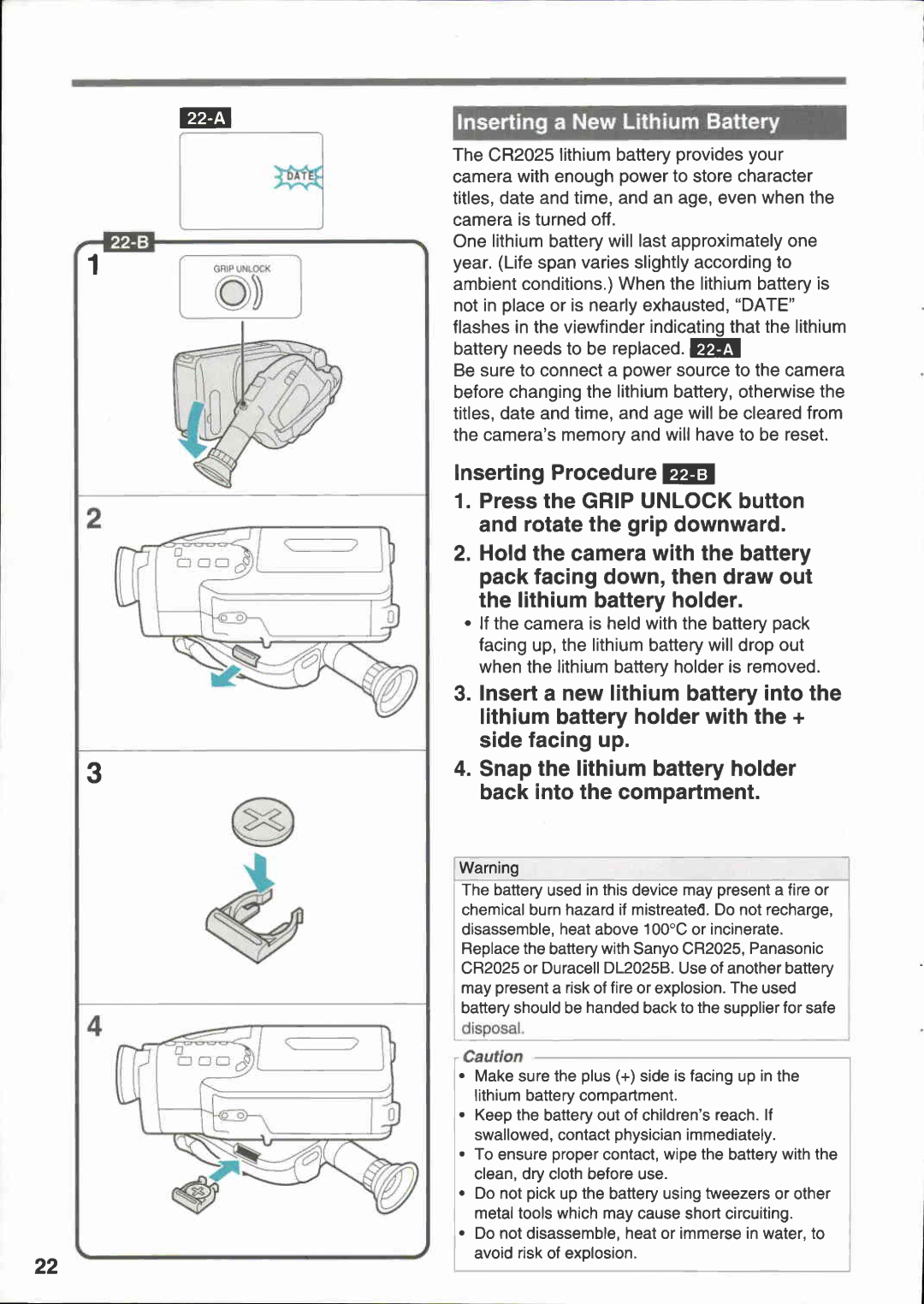 Canon E 333 D manual 