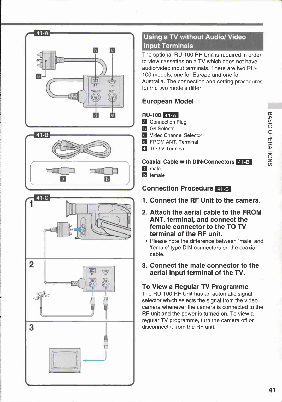 Canon E 333 D manual 