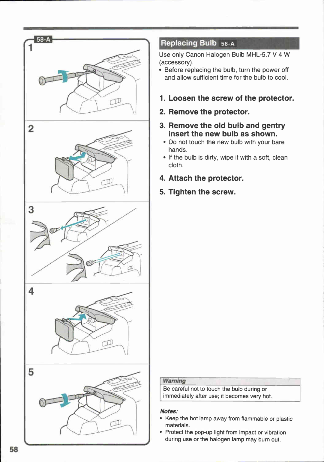 Canon E 333 D manual 