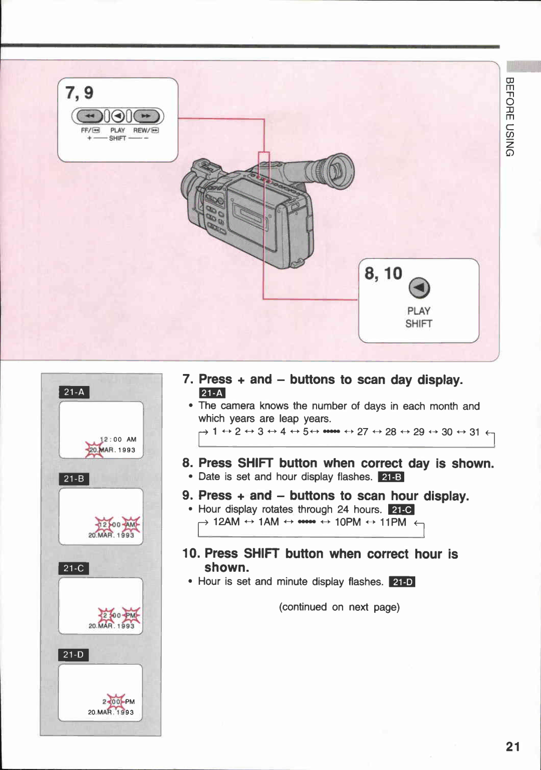 Canon E 600, E 400 manual 