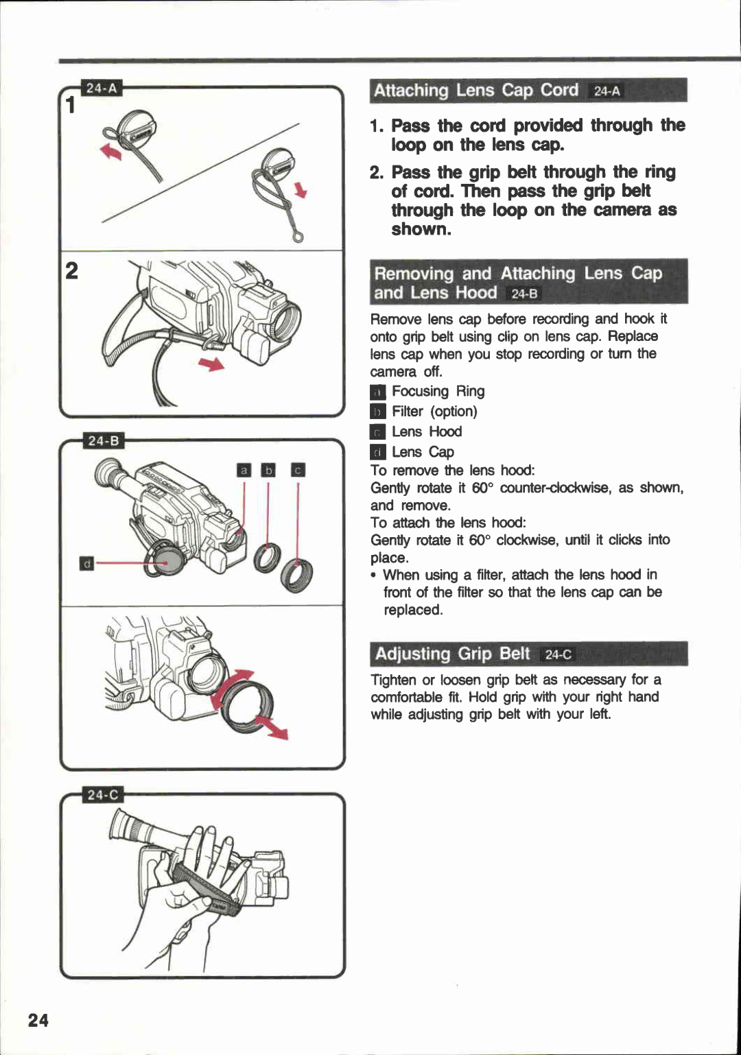 Canon E 400, E 600 manual 