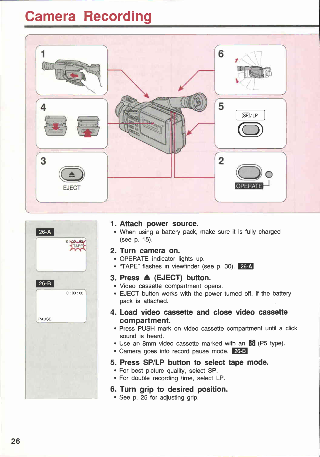 Canon E 400, E 600 manual 