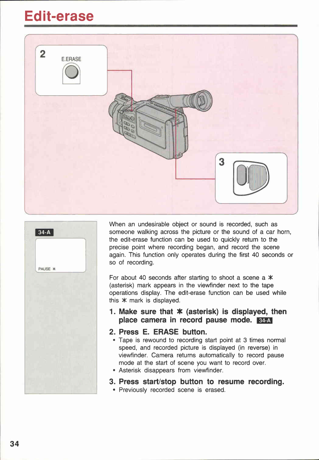 Canon E 400, E 600 manual 