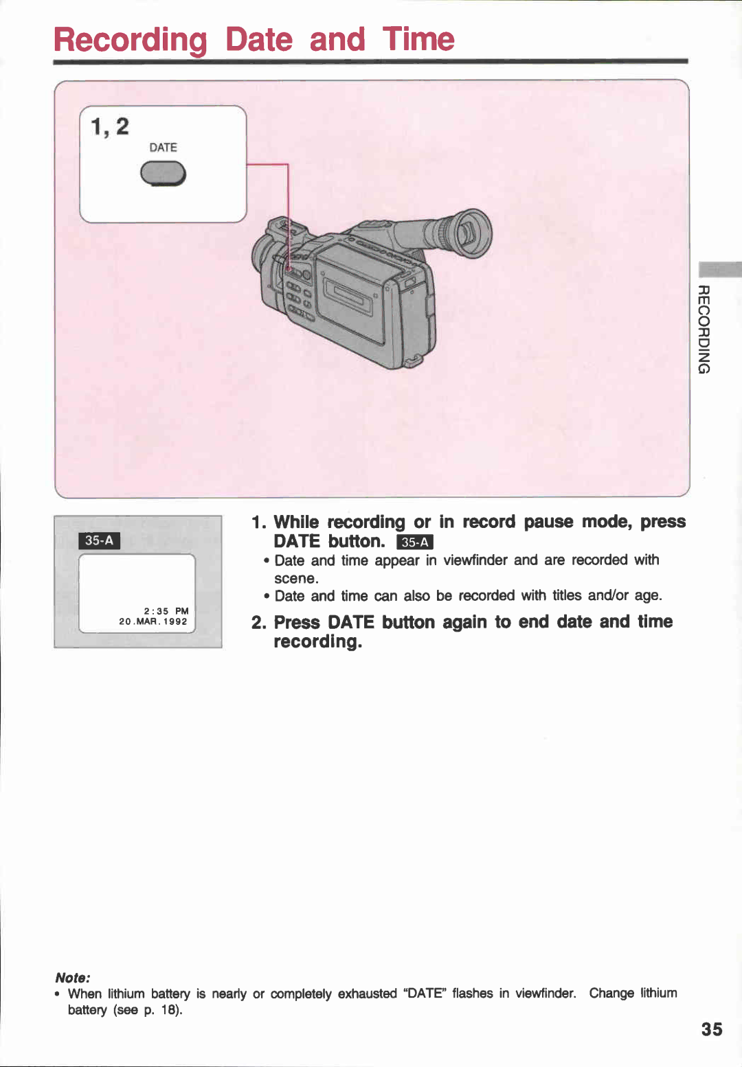 Canon E 600, E 400 manual 