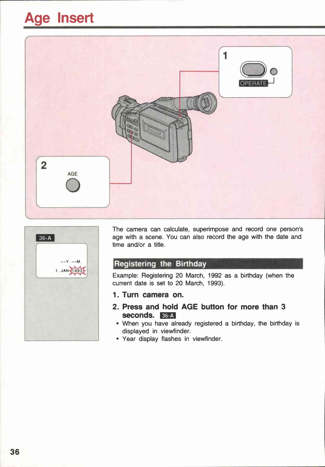 Canon E 400, E 600 manual 