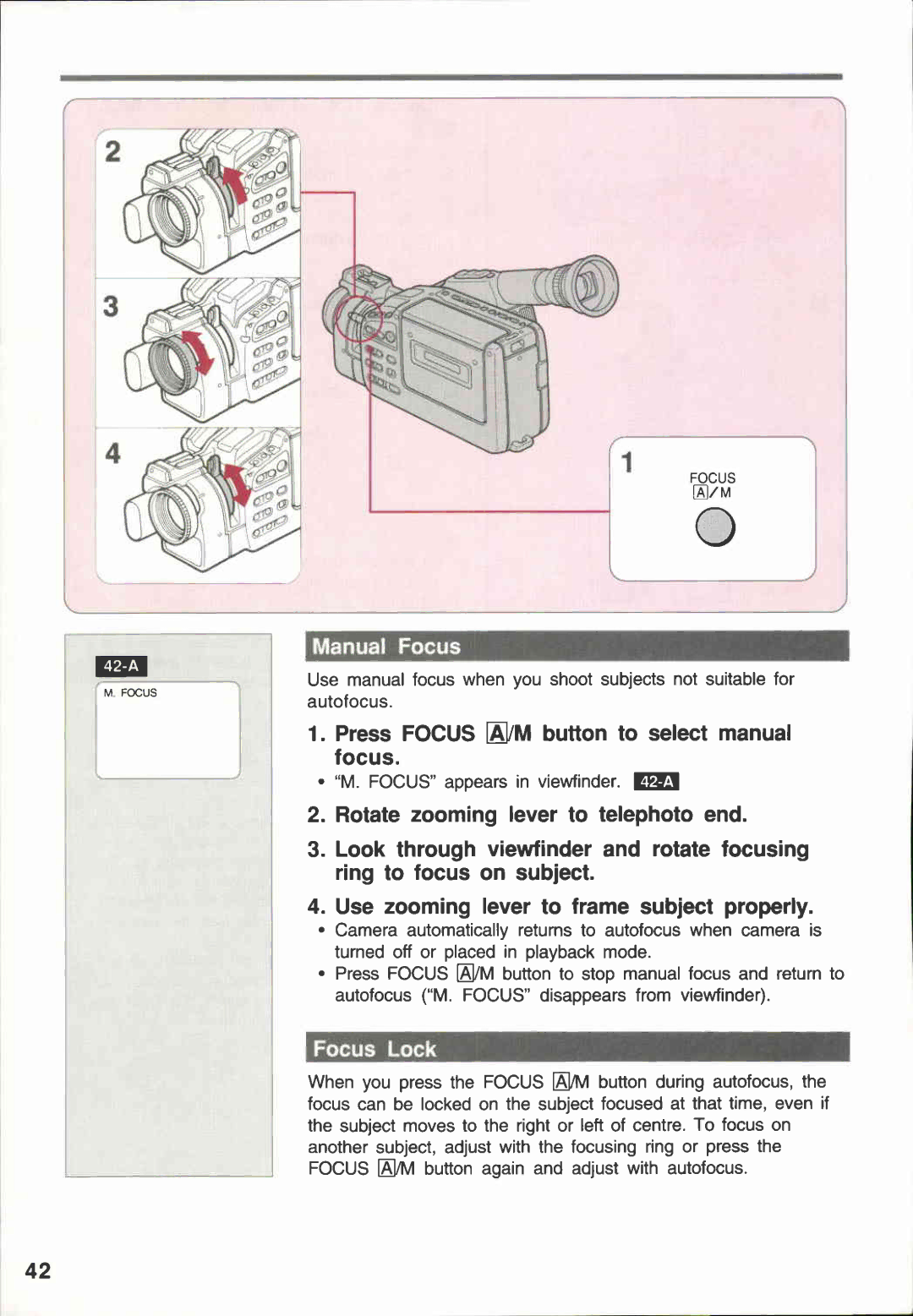 Canon E 400, E 600 manual 