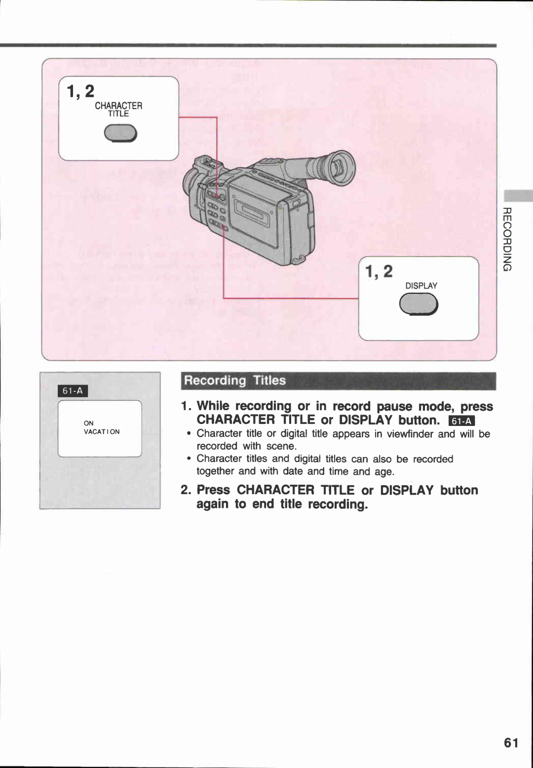 Canon E 600, E 400 manual 