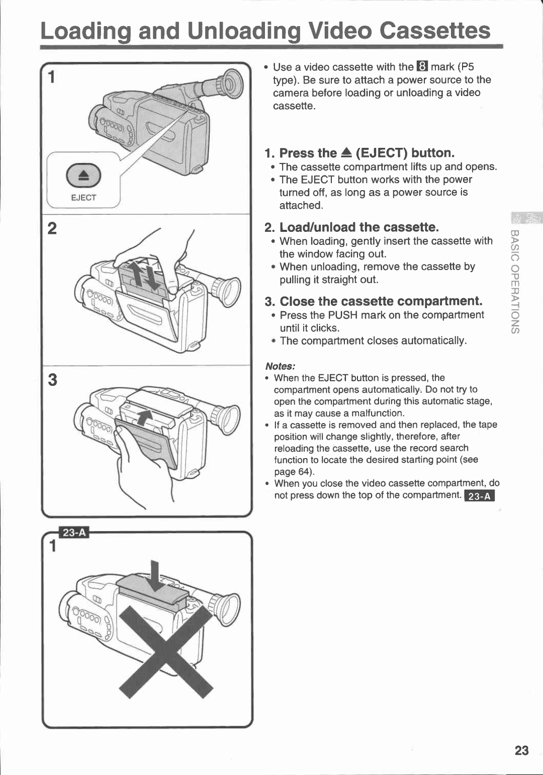 Canon E 500 manual 
