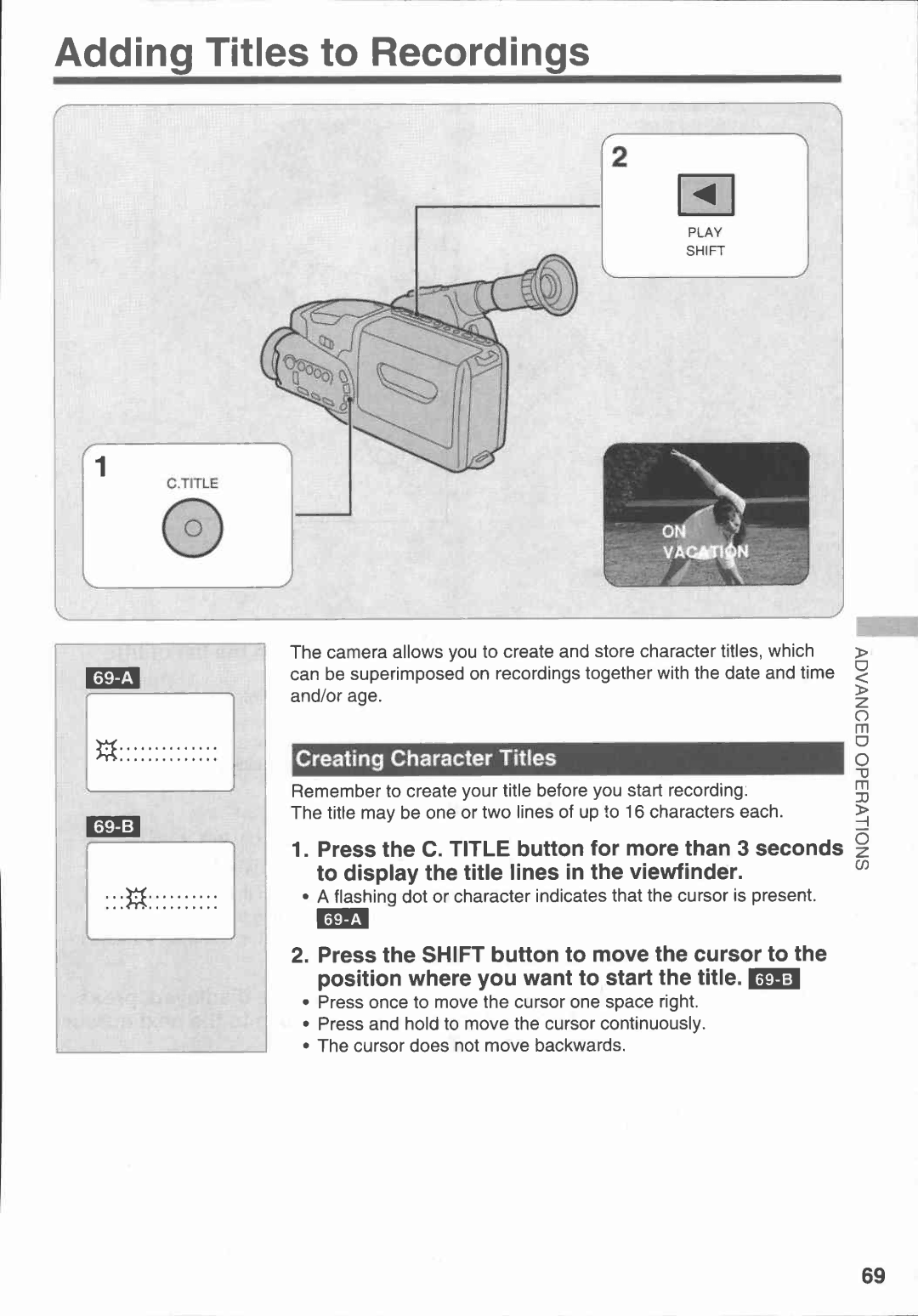 Canon E 500 manual 