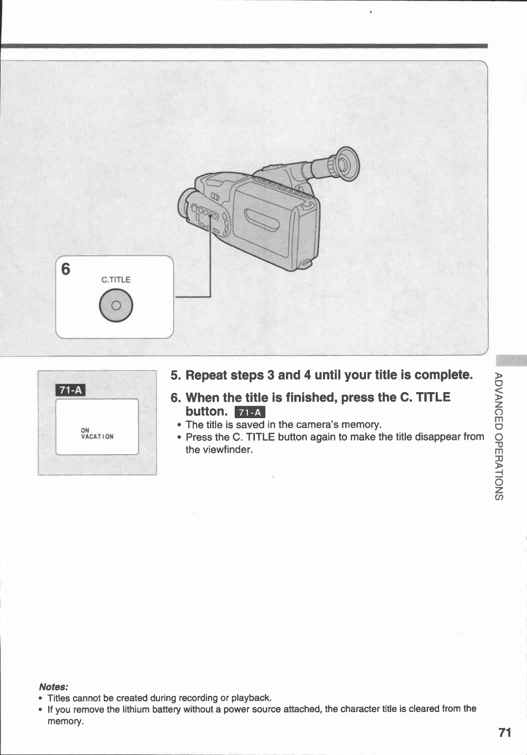 Canon E 500 manual 