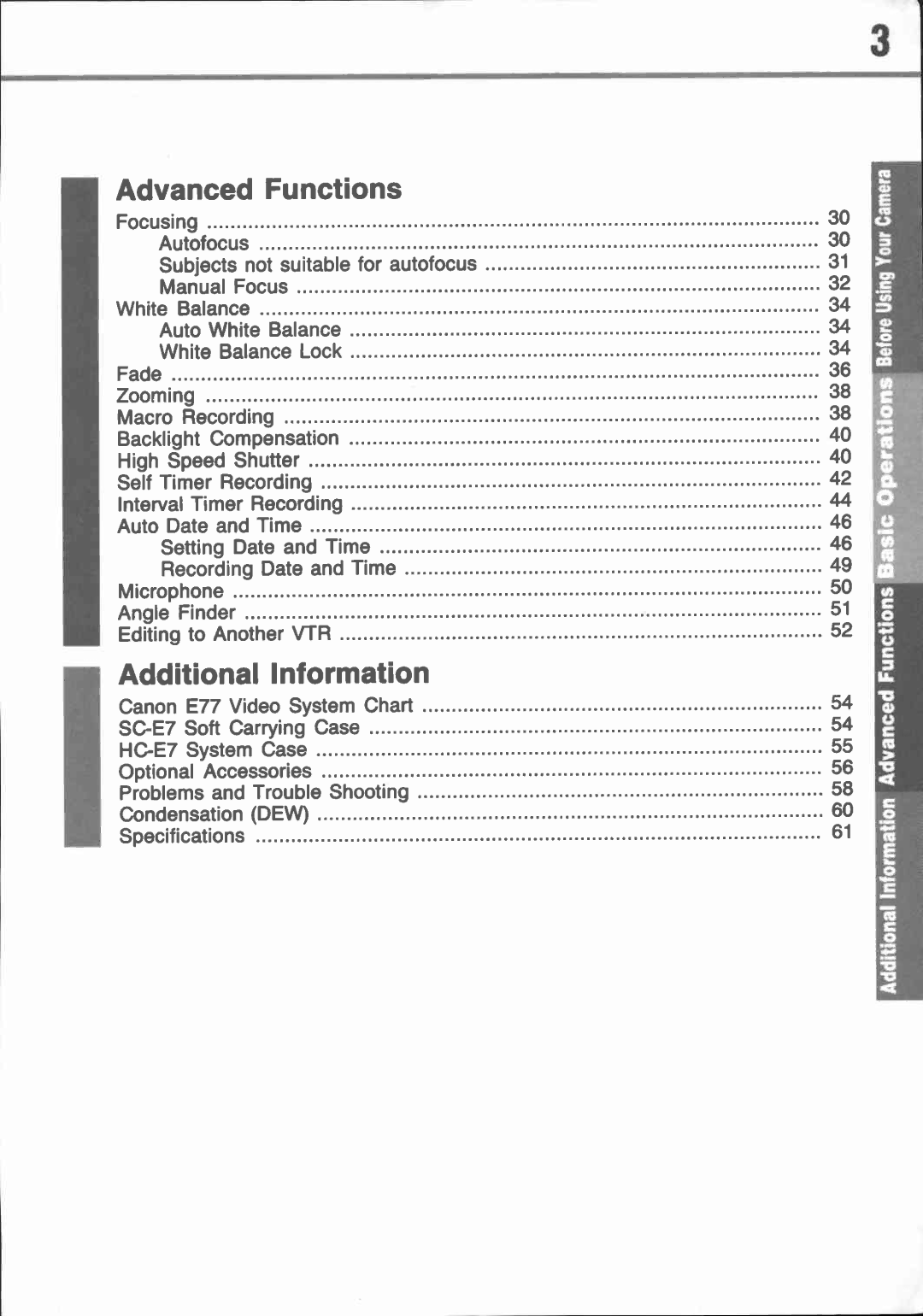 Canon E 77 manual 