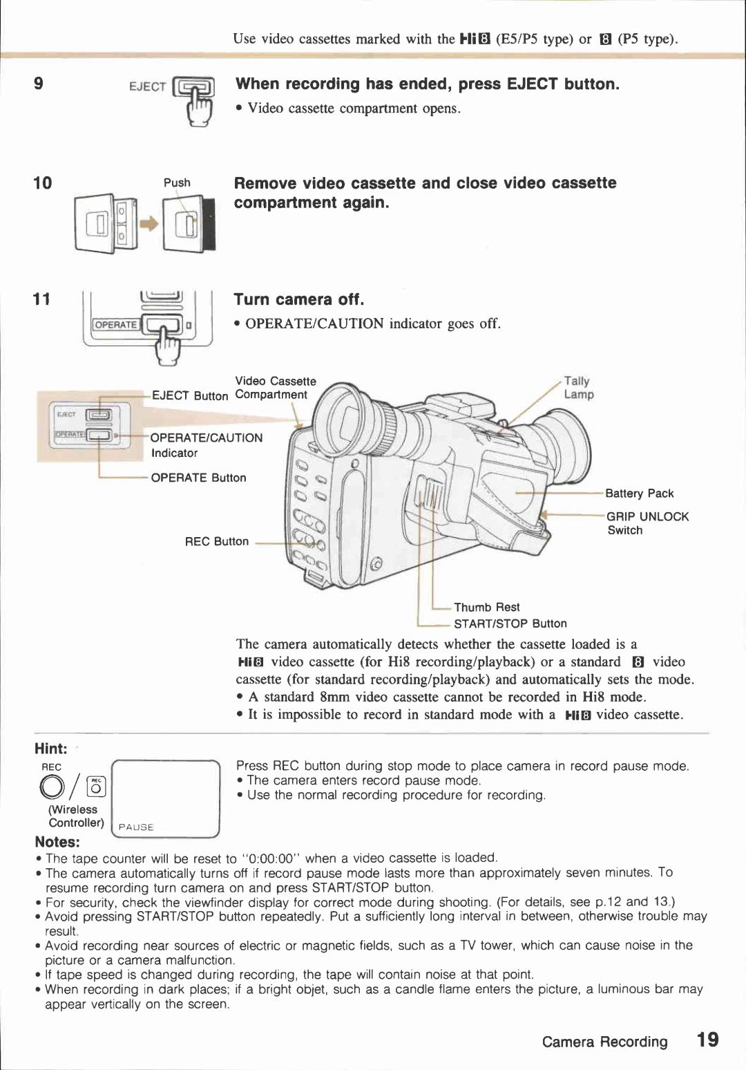 Canon E850 manual 