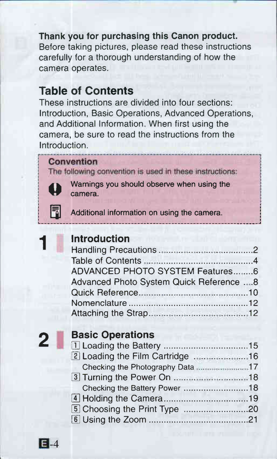 Canon ELPH 2 manual 