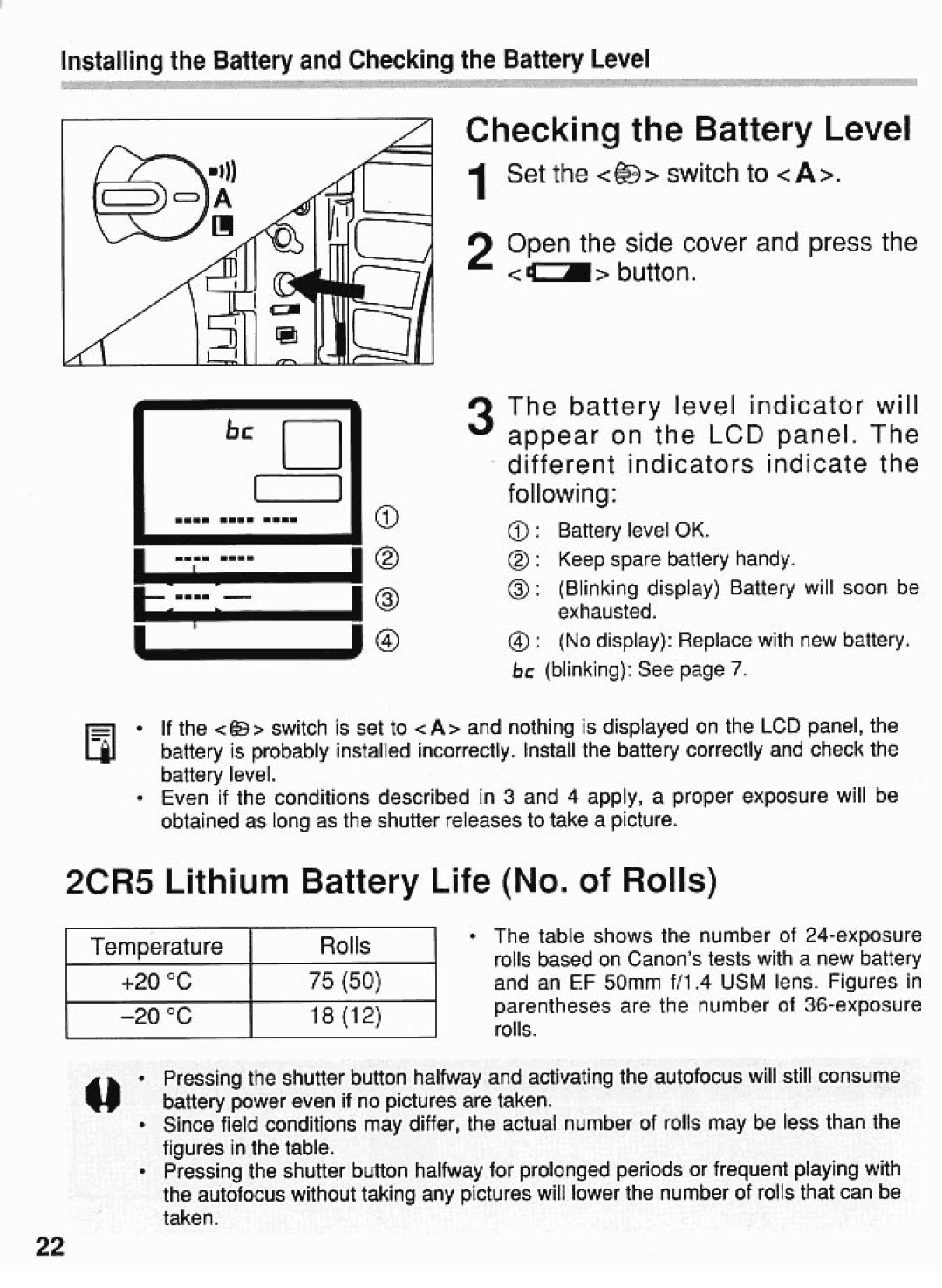 Canon EOS 3 manual 
