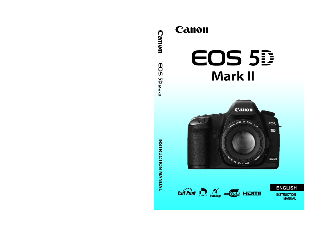 Canon EOS 5D instruction manual English 