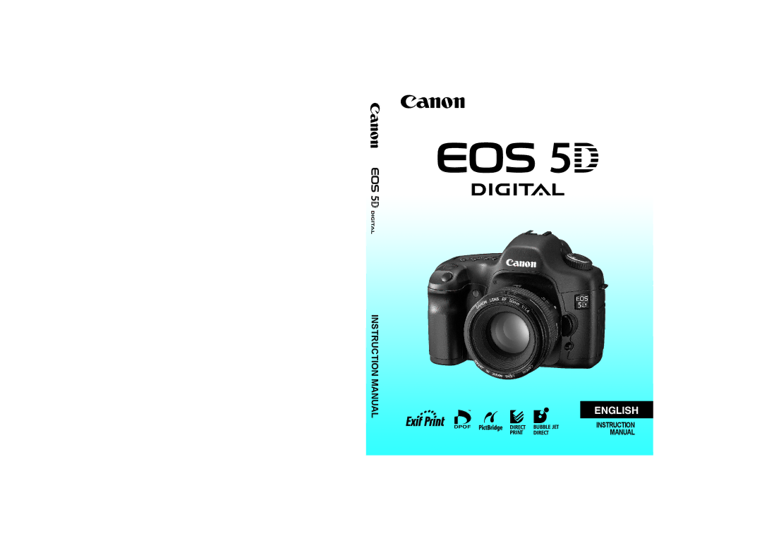 Canon EOS 5D instruction manual English 