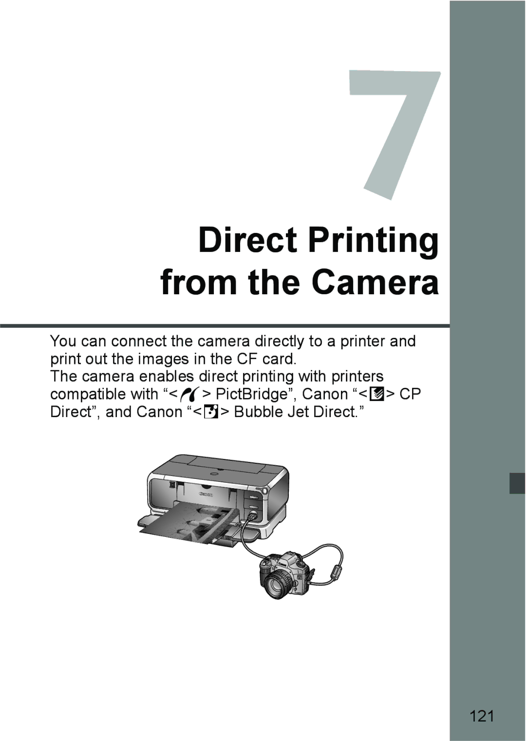 Canon EOS 5D instruction manual Direct Printing from the Camera 