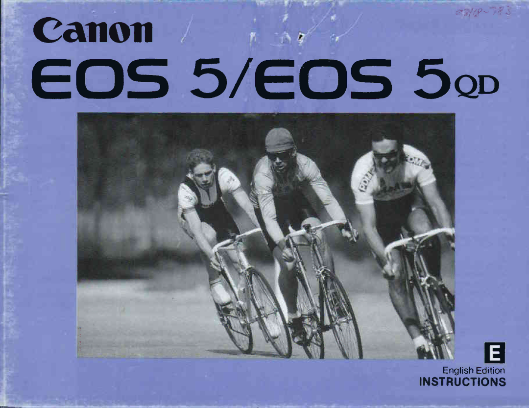 Canon EOS 5QD manual 