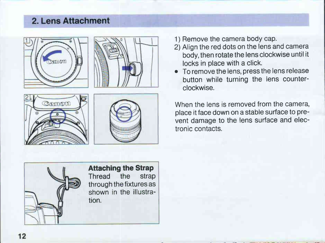 Canon EOS 5QD manual 