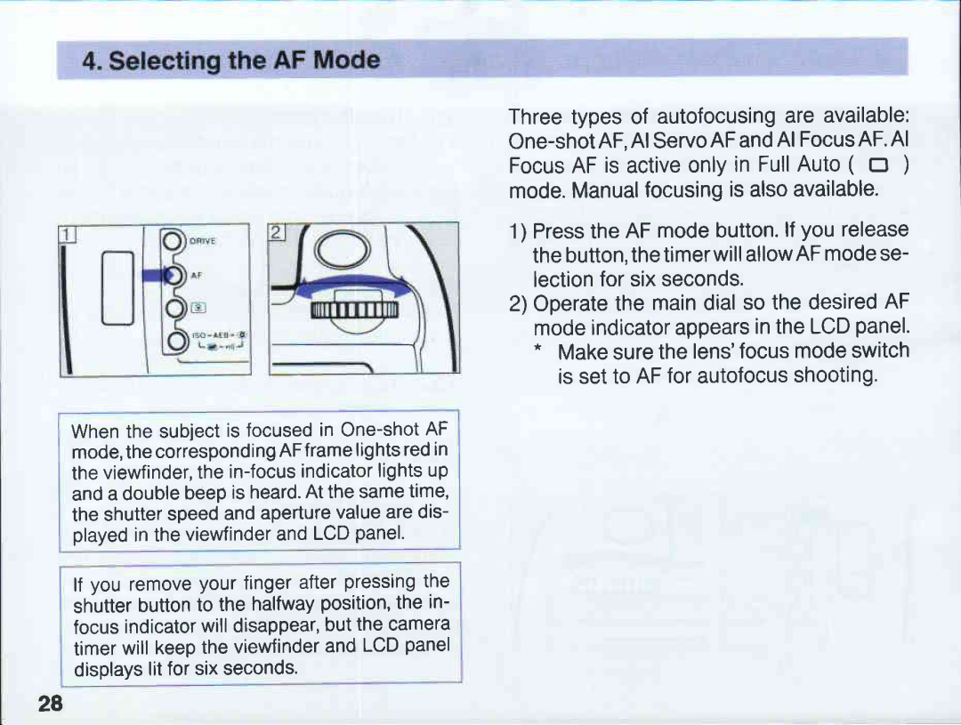 Canon EOS 5QD manual 
