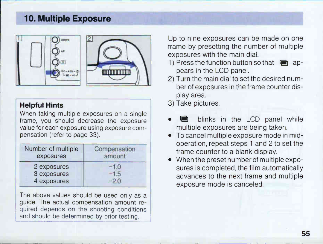 Canon EOS 5QD manual 