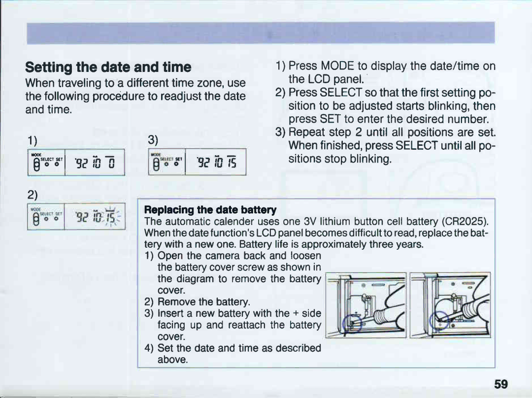 Canon EOS 5QD manual 