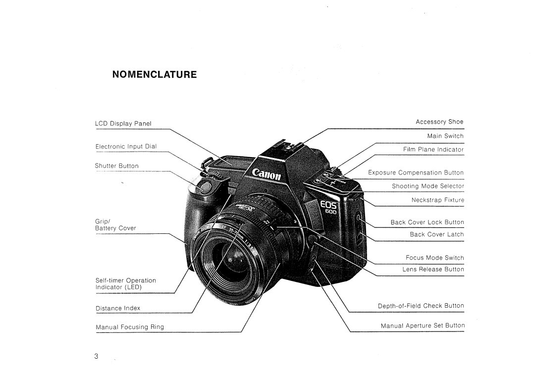 Canon EOS 600 manual 