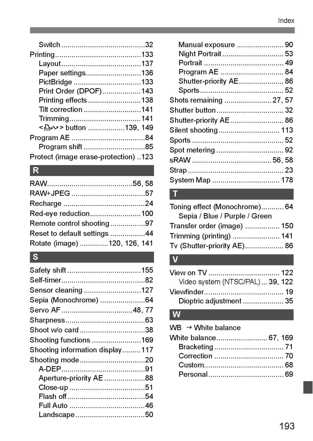 Canon EOS40D instruction manual 193, Button 139 