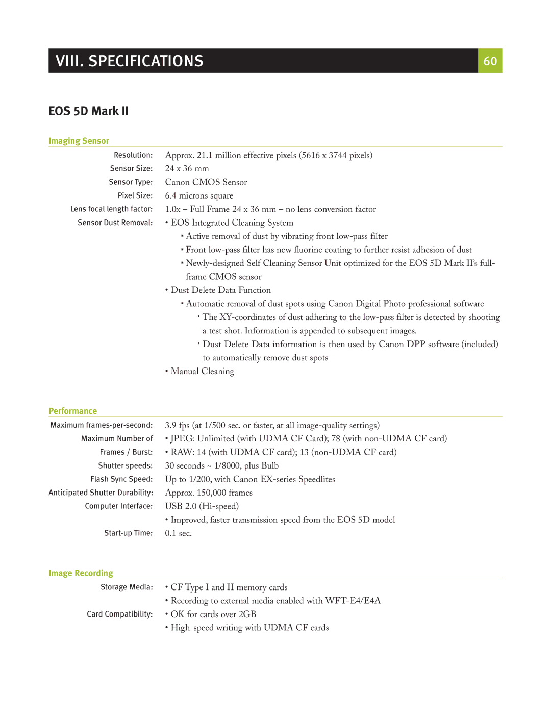 Canon eos5d manual EOS 5D Mark 