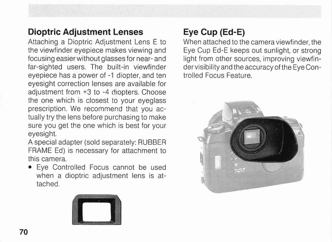 Canon EOSA2E manual 