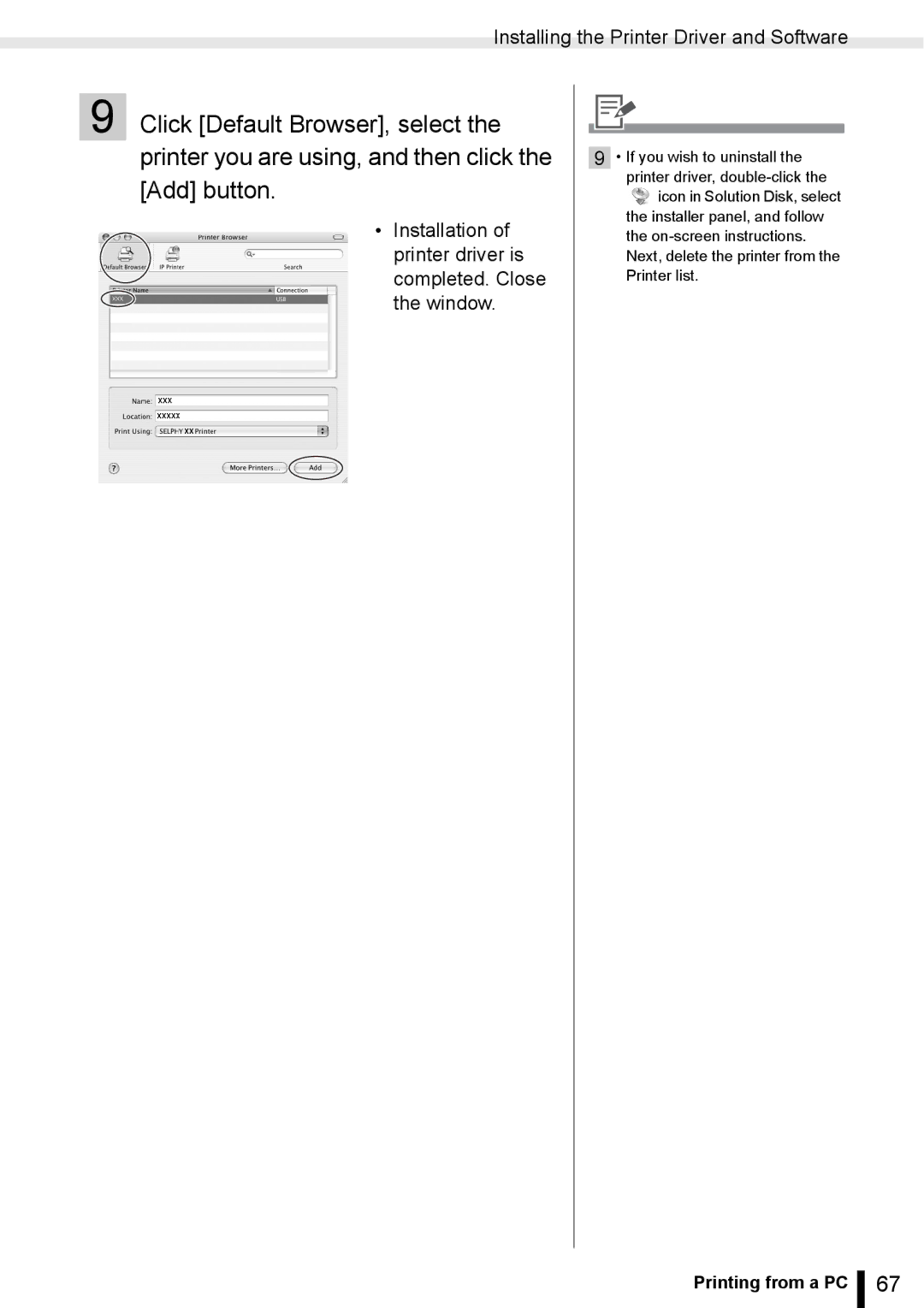 Canon ES20 manual Installing the Printer Driver and Software 