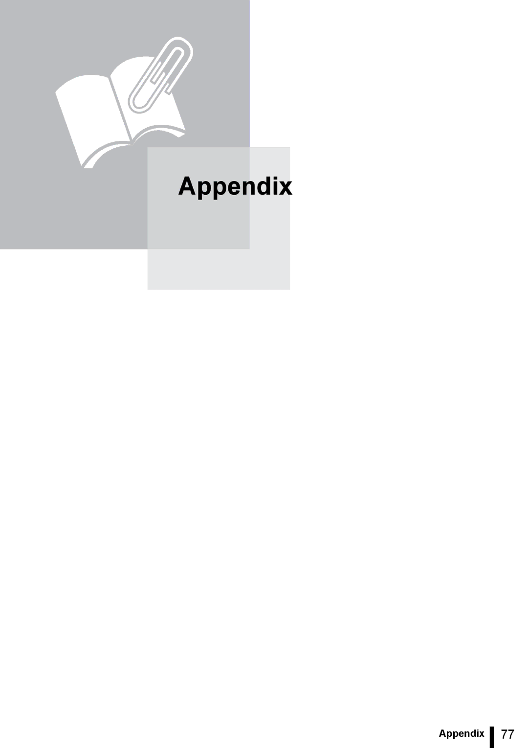 Canon ES20 manual Appendix 