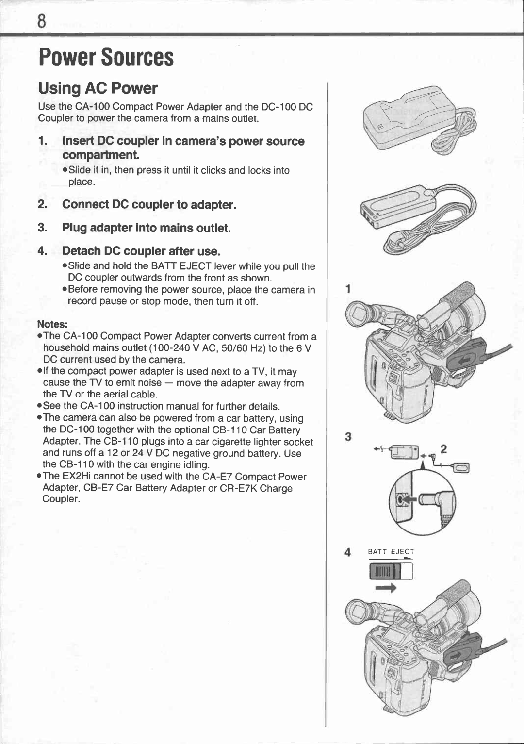 Canon EX 2 Hi manual 