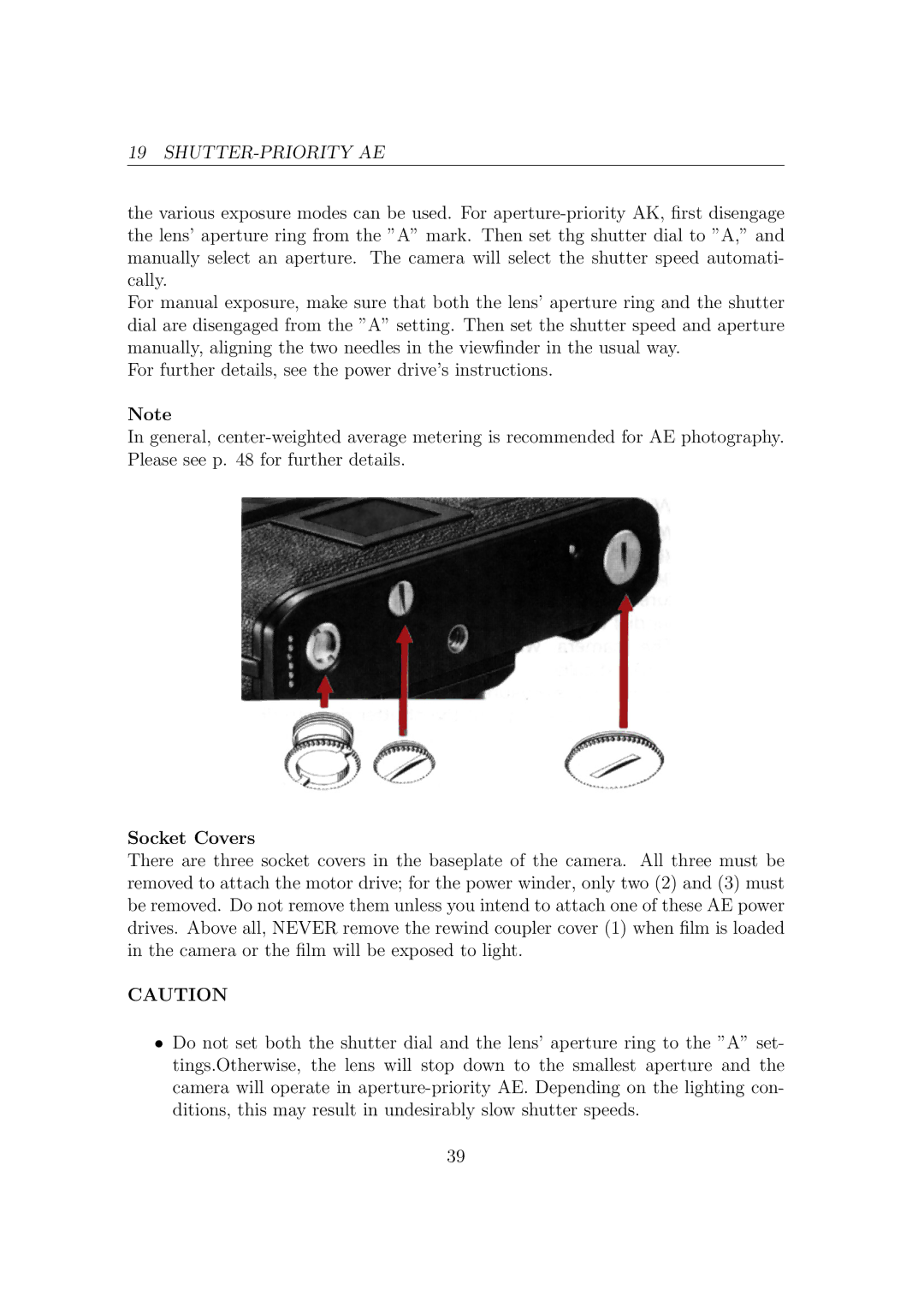 Canon F1-N manual Shutter-Priority Ae 