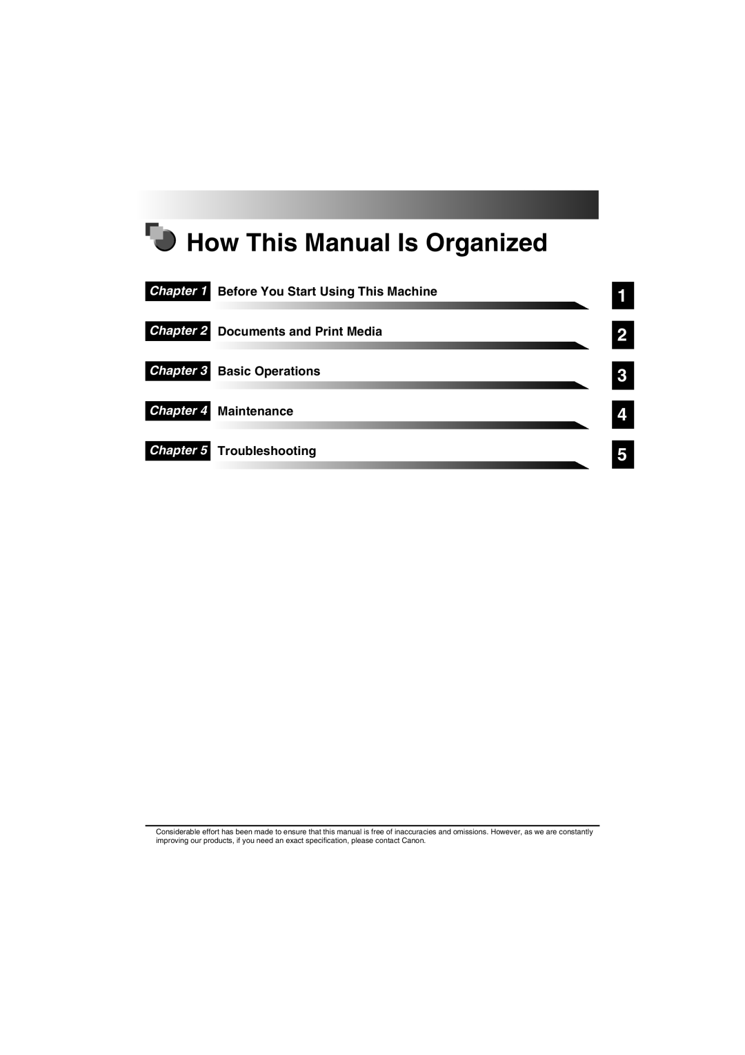 Canon FAX-L2000IP manual How This Manual Is Organized 