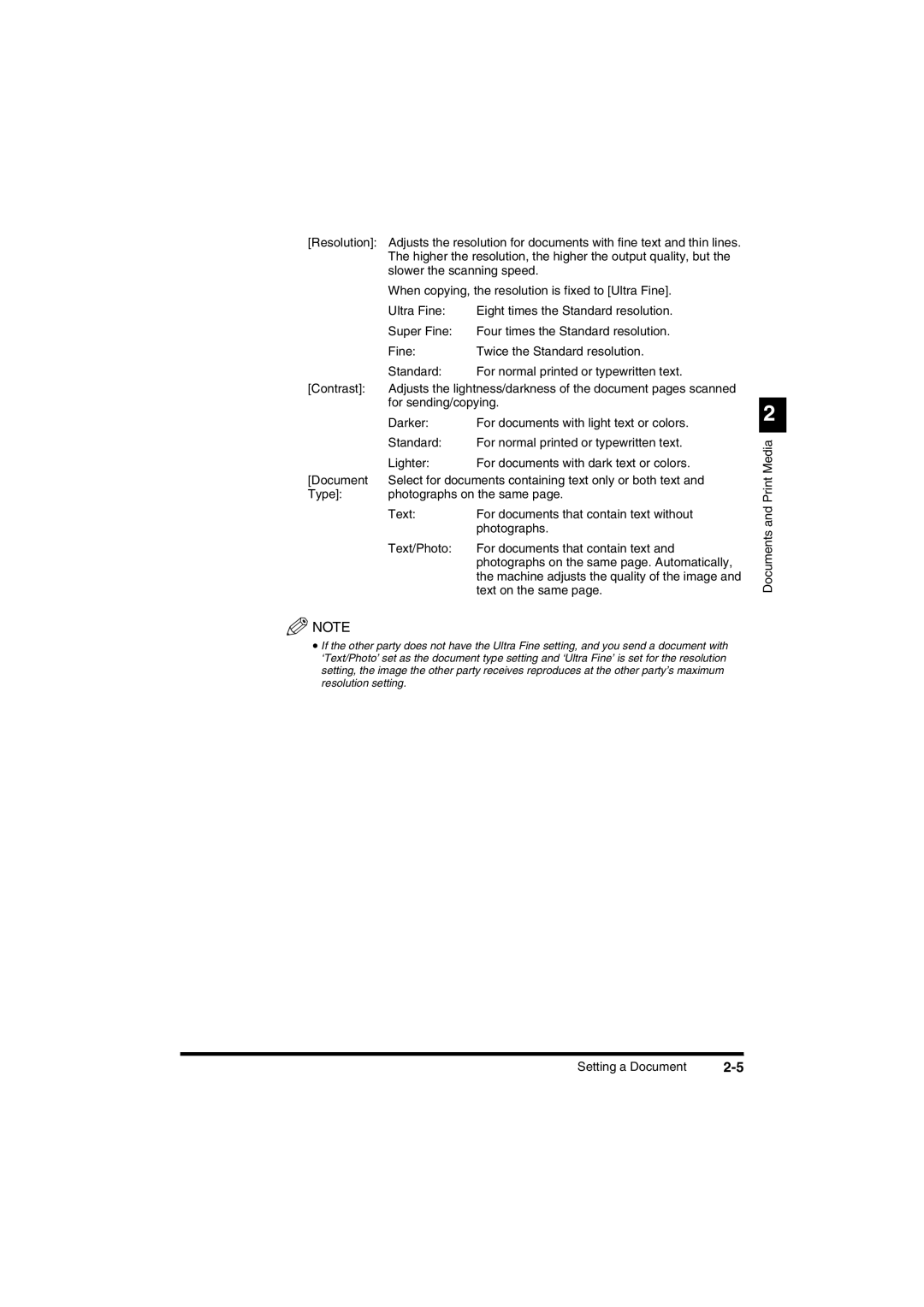 Canon FAX-L2000IP manual For sending/copying, Text on the same 