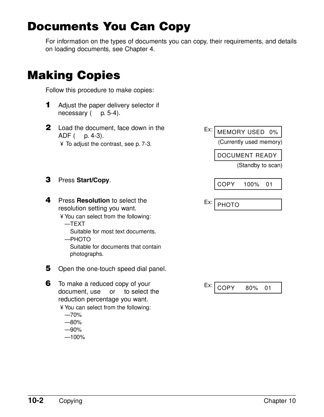 Canon FAX-L290, FAX-L240 manual Photo 