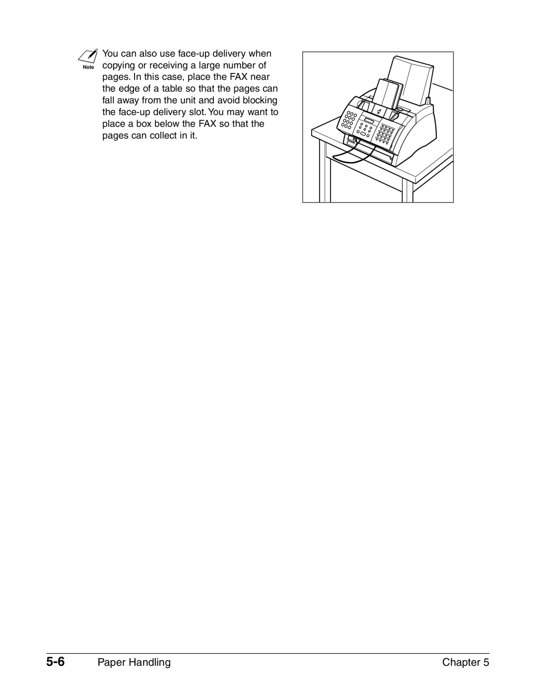 Canon FAX-L290, FAX-L240 manual Paper Handling Chapter 