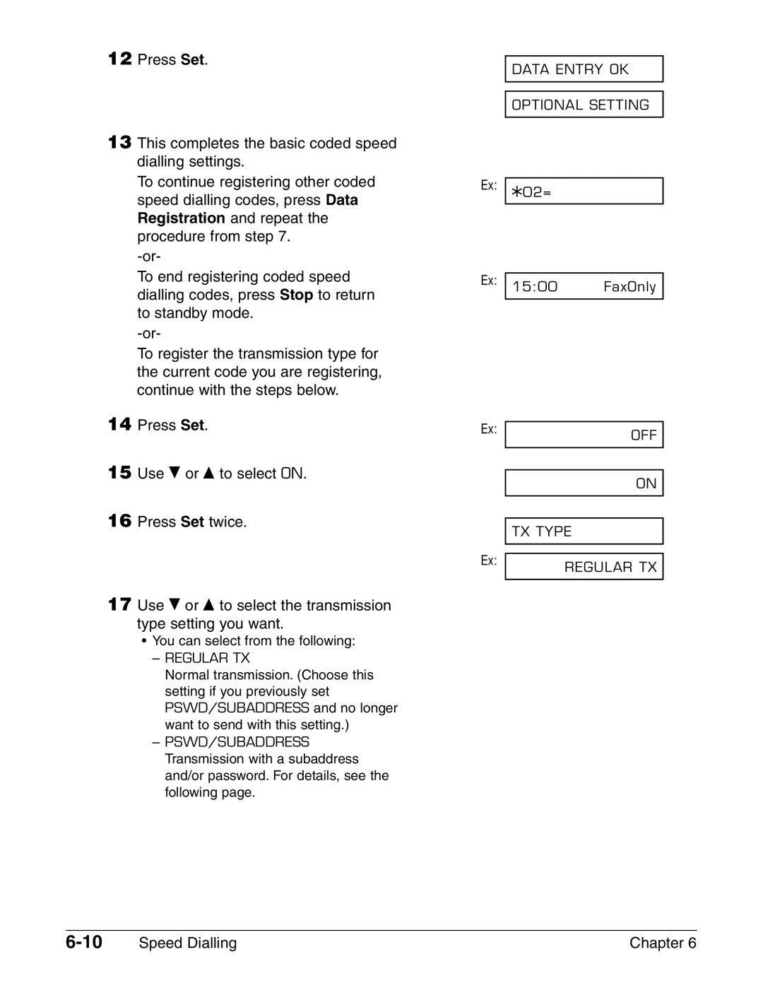 Canon FAX-L290, FAX-L240 manual Ex A02= 1500 FaxOnly 