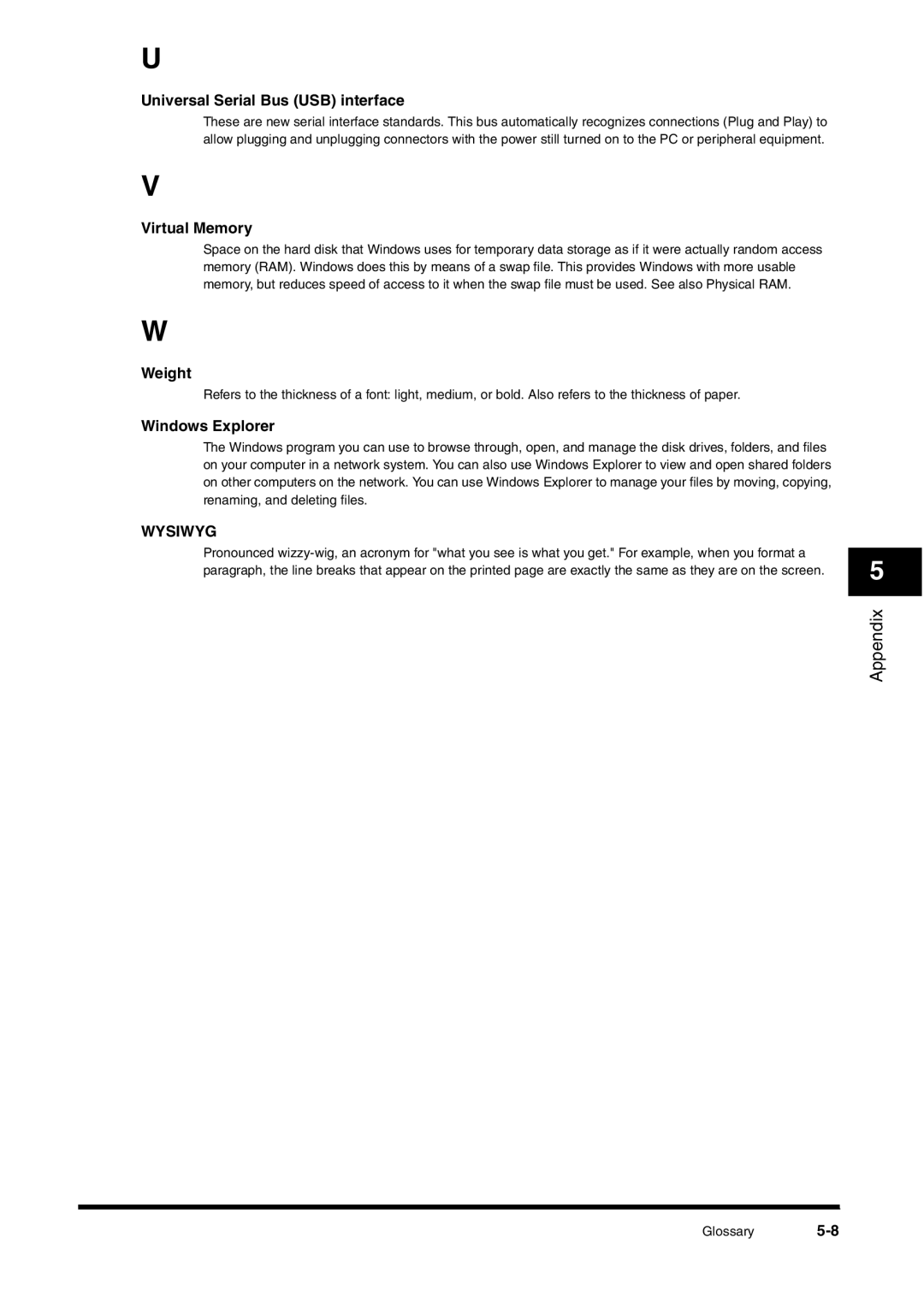 Canon FAX-L380 manual Appendix 