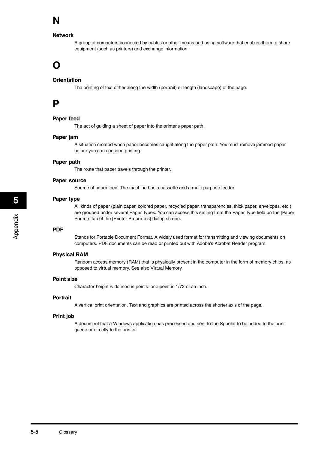 Canon FAX-L380 manual Orientation 