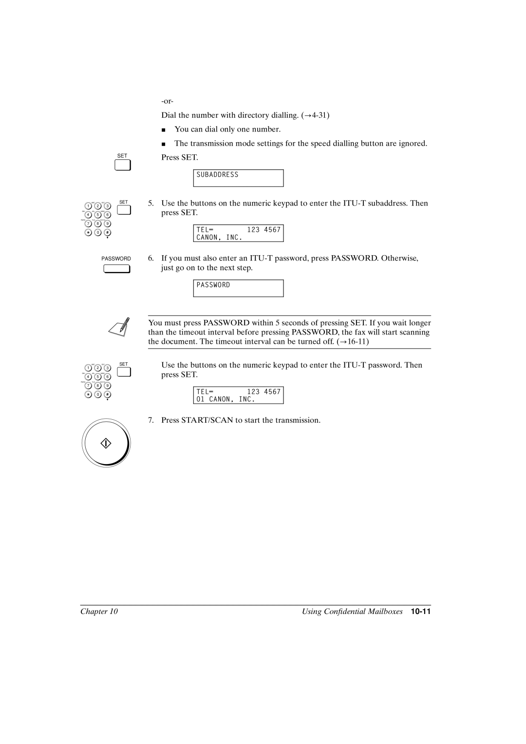 Canon FAX-L800 manual Canon, Inc 